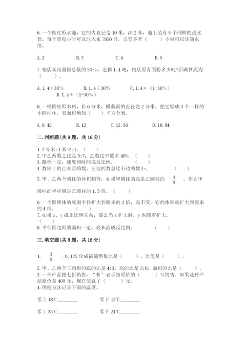 北京版六年级下册期末真题卷（必刷）.docx