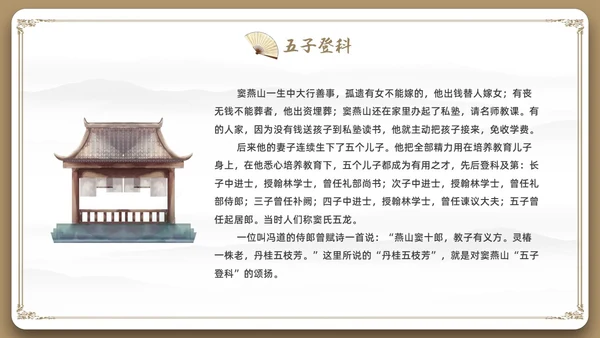 边框古风中国风三字经中国传统文化宣传PPT国学