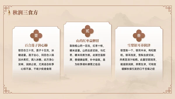 棕色系中国风中医课堂PPT模板