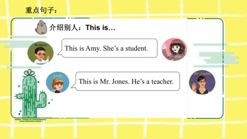 Unit1 Welcome back to school 知识点复习课件(共19张PPT)