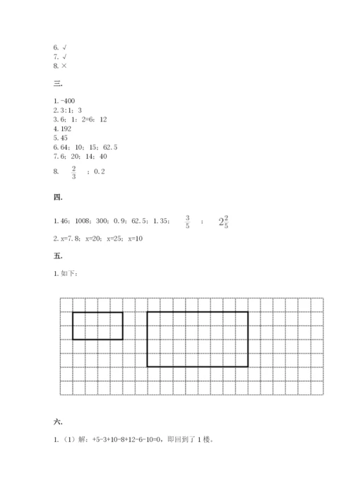 小升初数学综合练习试题带答案（基础题）.docx