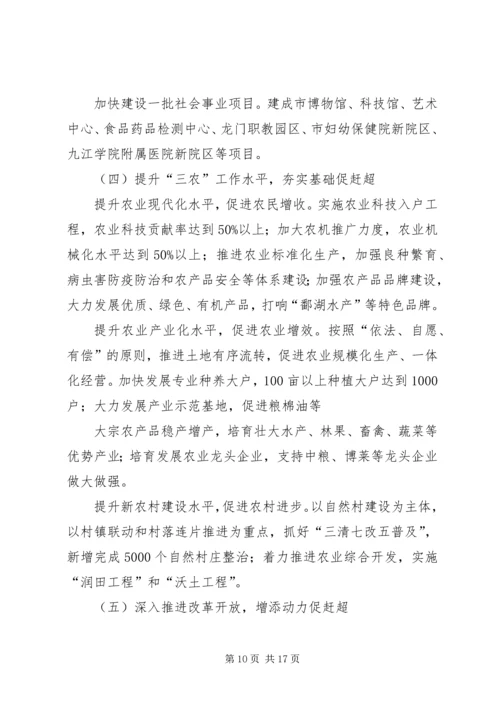 在XX市第十四届人民代表大会第一次会议上工作报告.docx