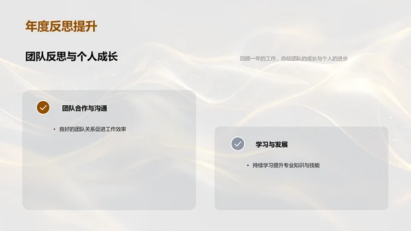 财务团队年度总结PPT模板