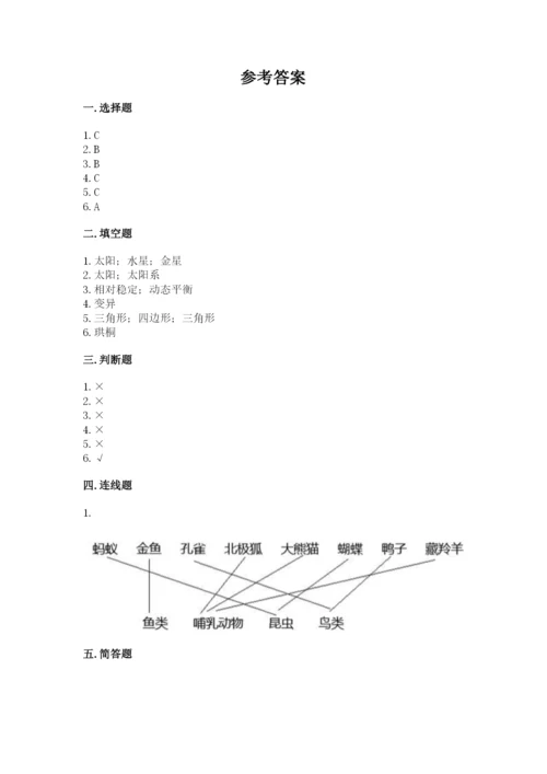 教科版六年级下册科学期末测试卷（夺冠）word版.docx