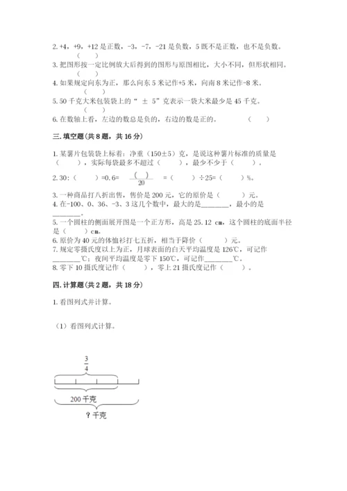 北师大版六年级下册数学期末测试卷（名校卷）word版.docx
