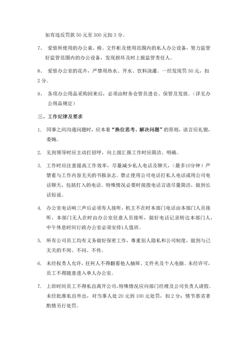 小型公司行政管理制度.docx