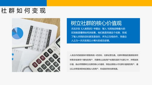 简约商务风社群运营玩法介绍PPT模板