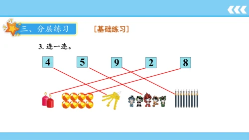 【新教材】人教版数学一年级上册5 6~10的认识和加减法第2课时 8和9的认识和加减法  课件(共1