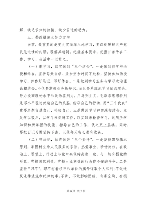 先教活动个人党性分析材料.docx