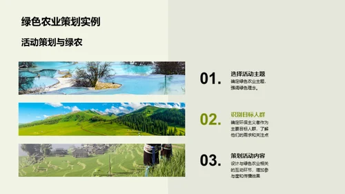 活动策划推动绿农