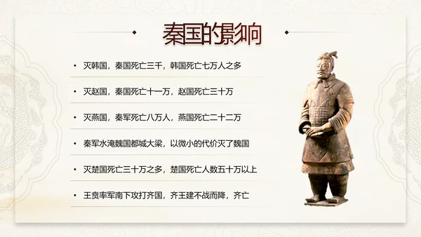 《大秦帝国》介绍兵马俑战车PPT模板