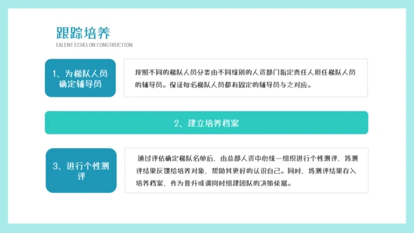 墨绿插画风人才梯队建设与人才培养模板