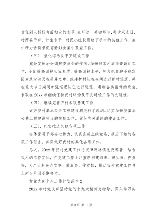 村党支部个人工作计划范文(供您参考).docx