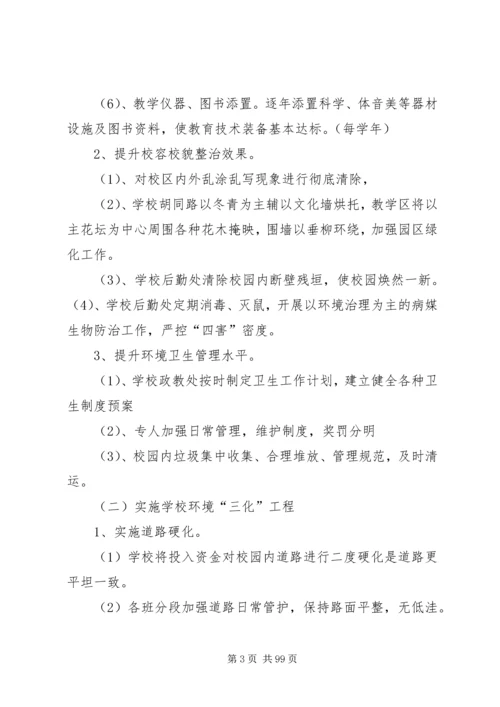 辛家寨中学美丽乡村创建实施方案.docx