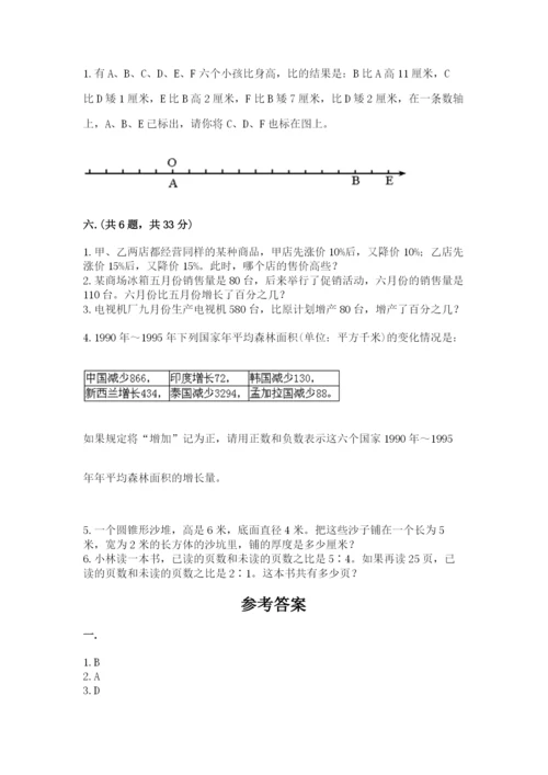 小升初数学综合练习试题（各地真题）.docx