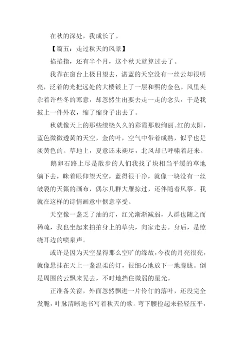 走进秋天作文800字-1.docx