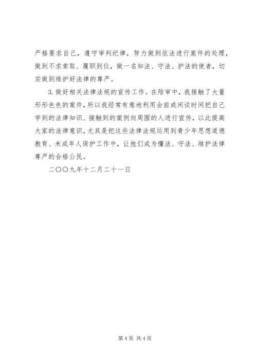 人民陪审员总结.docx