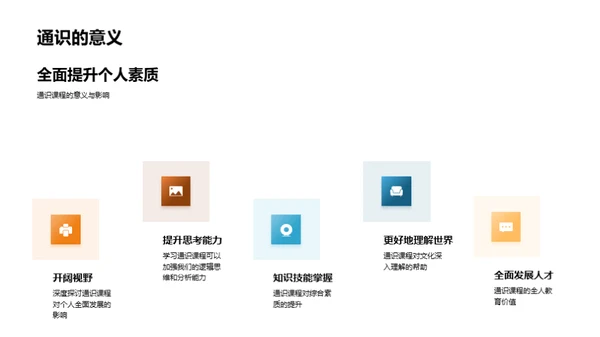 探索通识课程之旅