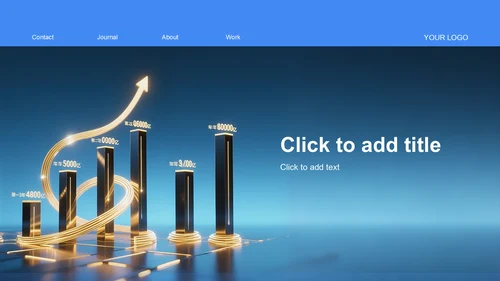 蓝色科技风教育实训项目总结PPT主题