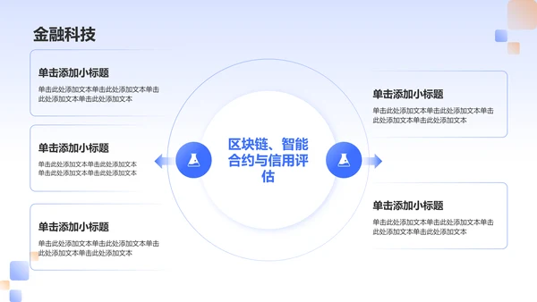 蓝色科技风人工智能答辩PPT模板