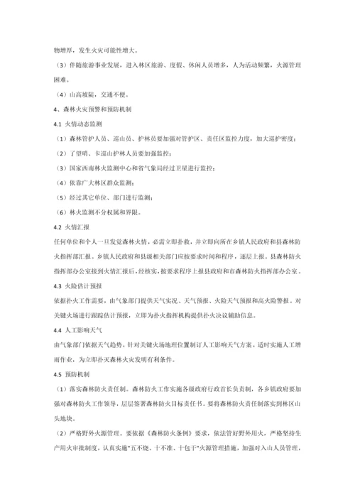 夹江县处置森林火灾应急专题预案.docx