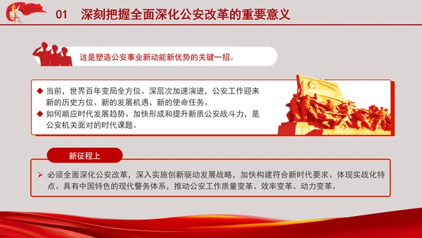 公安警察系统学习二十大全面深化公安改革更好支撑和服务中国式现代化专题PPT