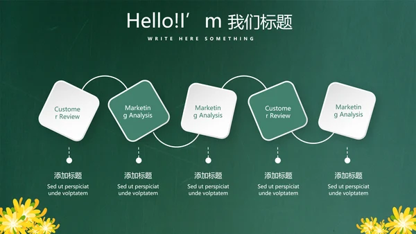 遇见最美教师感恩教师节动态PPT模板