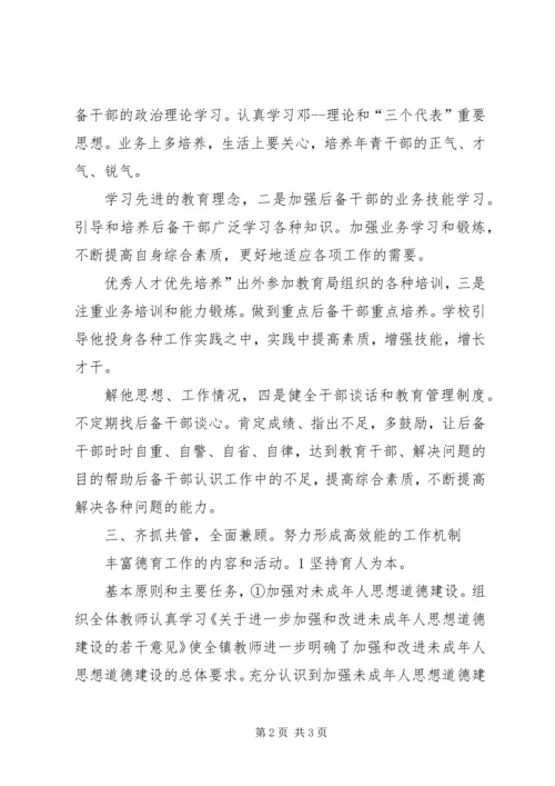 新时期校园目标管理工作体会(2).docx