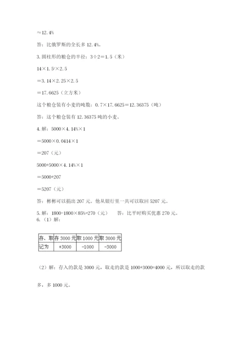 山东省济南市外国语学校小升初数学试卷加精品答案.docx