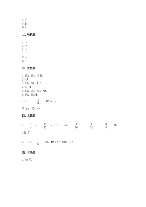 小学六年级数学上册期末考试卷附答案（名师推荐）.docx