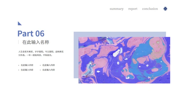炫彩流体营销活动策划通用PPT模板
