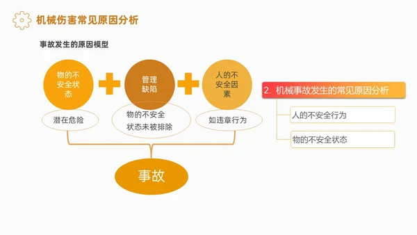 实拍风简约风机械伤害安全机械事故培训PPT安全培训