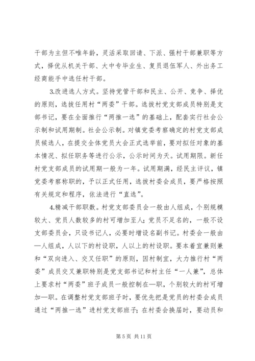 关于加强农村基层组织规范化建设的意见 (4).docx