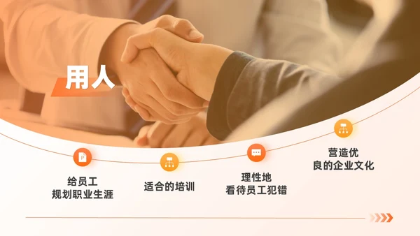 橙色扁平商务简约人力资源离职率规划管理公司培训PPT