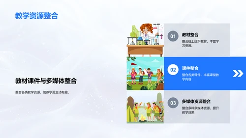 教学反馈季度总结PPT模板
