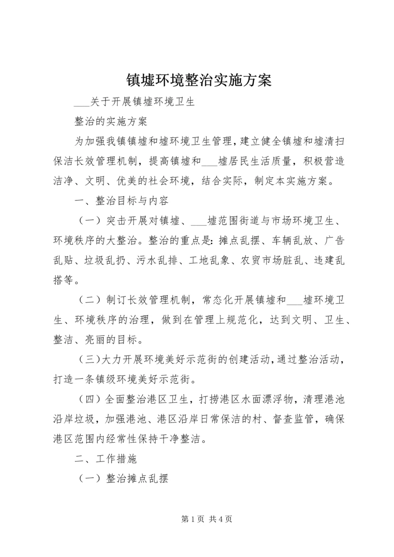 镇墟环境整治实施方案 (2).docx