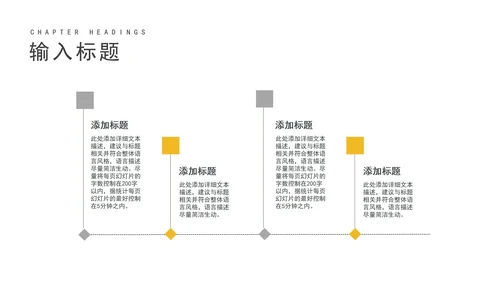 简约风几何个人年终述职报告PPT模板