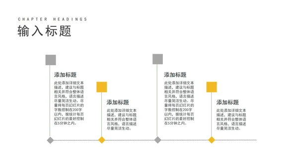 简约风几何个人年终述职报告PPT模板