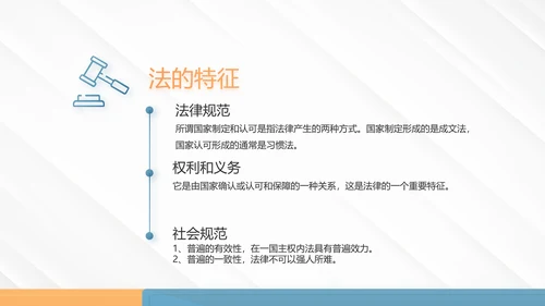 严谨大气法律法学教育宪法宣传依法治国PPT