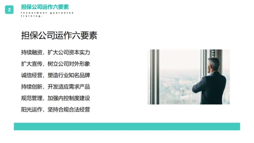投资担保公司培训通用PPT模板