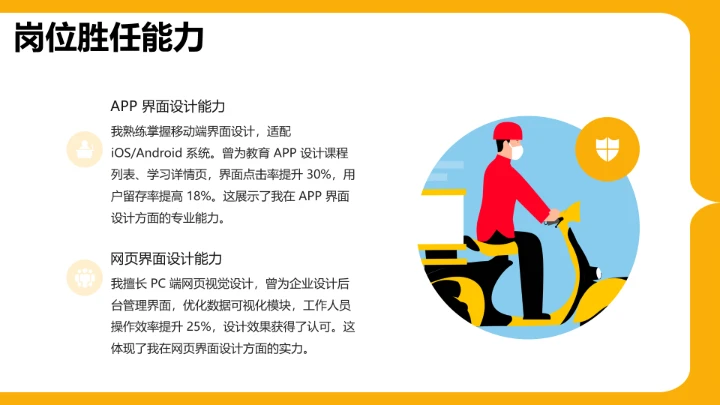 视觉传达与设计专业大学生求职综合展示职业生涯规划通用PPT12