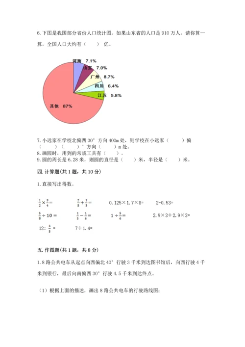 人教版六年级上册数学期末测试卷（精华版）.docx