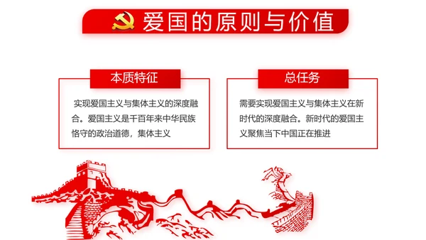 红色党建党支部年终工作总结述职报告动态PPT