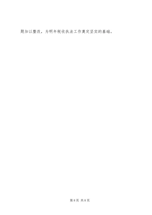地税局税收督察工作报告.docx