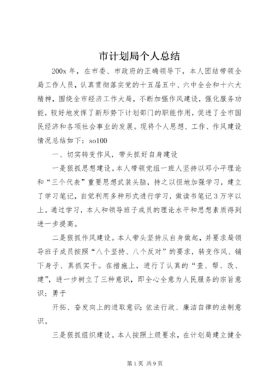 市计划局个人总结 (3).docx