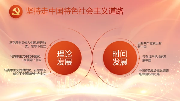 红色党建民主生活会学习主题动态PPT