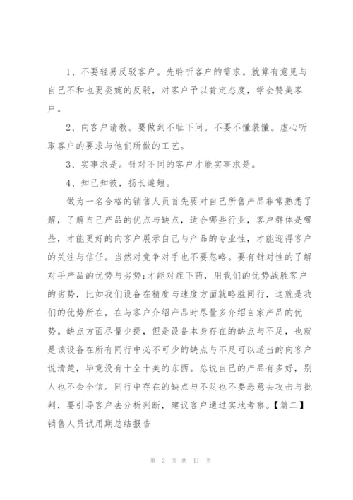 销售人员试用期总结报告.docx