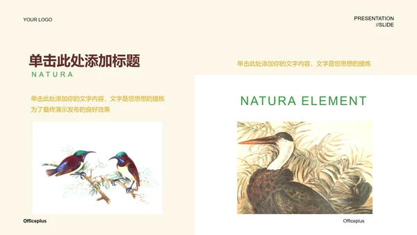 米色中国风教学通用PPT演示模板