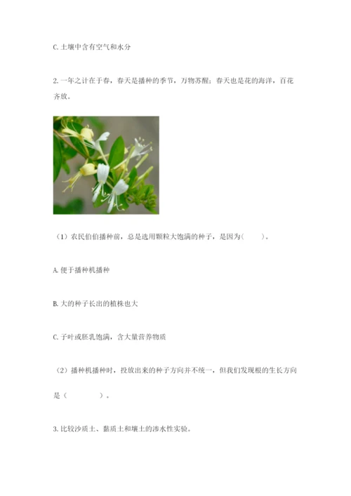 教科版四年级下册科学第三单元《岩石与土壤》测试卷（培优b卷）.docx