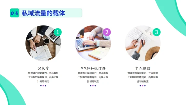 新媒体运营私域流量通用PPT模板
